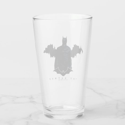 Die Batman Gotham-Silhouette Glas (Rückseite)
