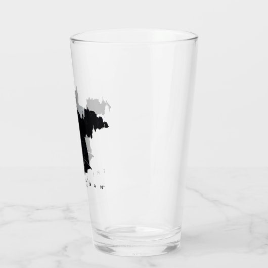 Die Batman Gotham-Silhouette Glas (Links)