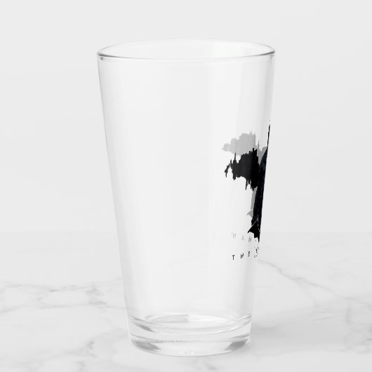 Die Batman Gotham-Silhouette Glas (Rechts)
