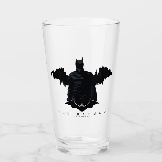 Die Batman Gotham-Silhouette Glas (Vorderseite)