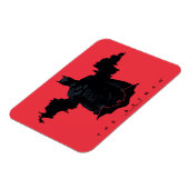 Die Batman Gotham-Silhouette Magnet (Linke Seite)