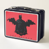 Die Batman Gotham-Silhouette Metall Brotdose (Rückseite)