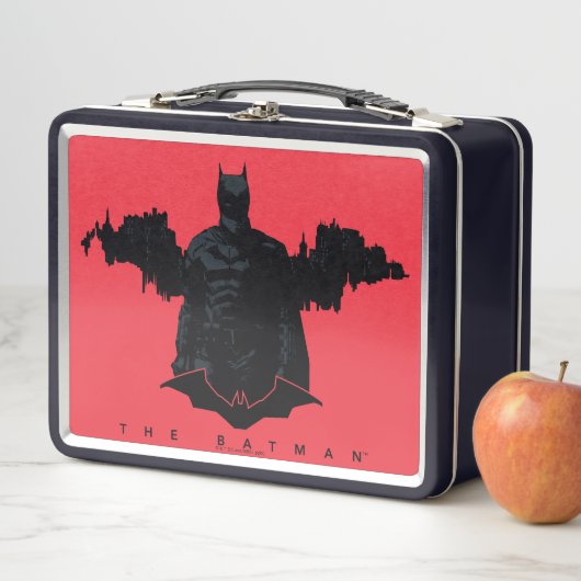 Die Batman Gotham-Silhouette Metall Brotdose (Beispiel)