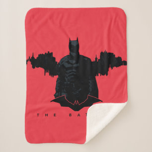 Die Batman Gotham-Silhouette Sherpadecke