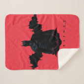 Die Batman Gotham-Silhouette Sherpadecke (Vorderseite (Horizontal))
