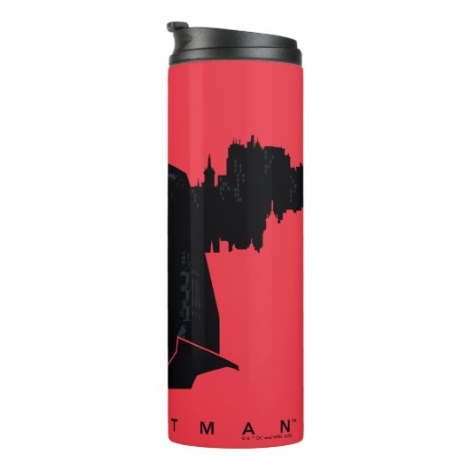 Die Batman Gotham-Silhouette Thermosbecher (Nach rechts gedreht)