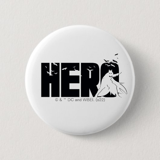 Die Batman-Grafik "Hero" Button (Vorderseite)
