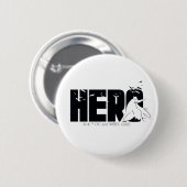 Die Batman-Grafik "Hero" Button (Vorne & Hinten)