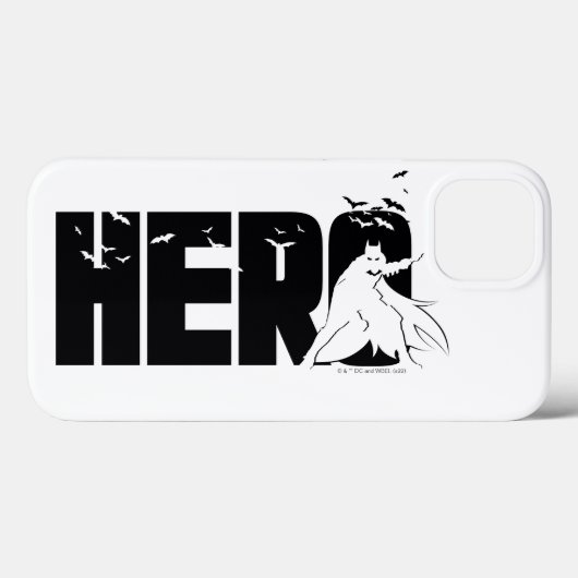 Die Batman-Grafik "Hero" Case-Mate iPhone Hülle (Rückseite (Horizontal))