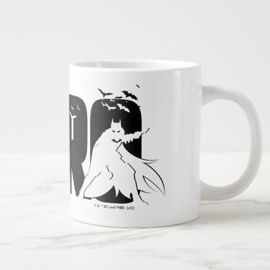 Die Batman-Grafik "Hero" Jumbo-Tasse (Rechts)