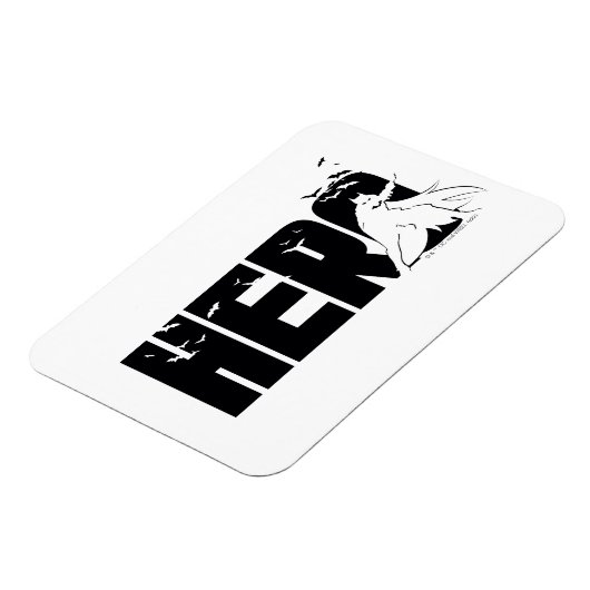 Die Batman-Grafik "Hero" Magnet (Linke Seite)