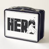 Die Batman-Grafik "Hero" Metall Brotdose (Vorderseite)