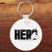 Die Batman-Grafik "Hero" Schlüsselanhänger (Vorderseite)