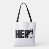 Die Batman-Grafik "Hero" Tasche (Rückseite)