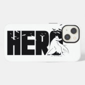 Die Batman "Held" Grafik iPhone Hülle (Rückseite (Horizontal))