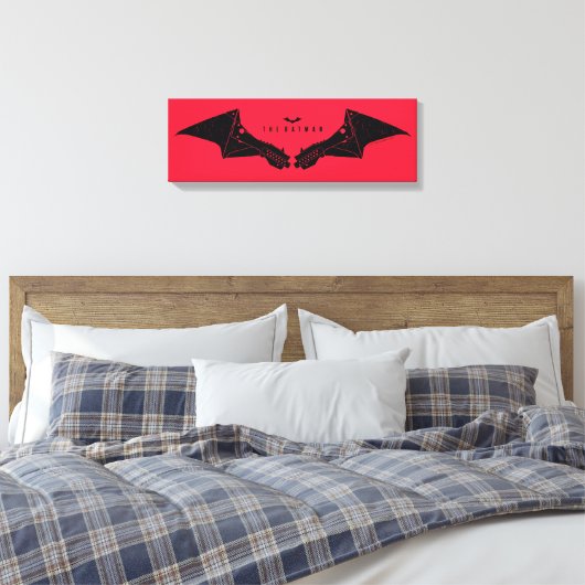 Die Batman Mechanical Bat Wings Leinwanddruck (Insitu (Schlafzimmer))