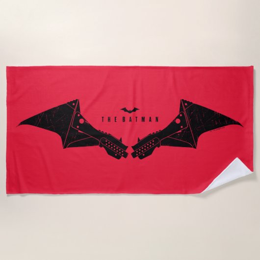 Die Batman Mechanical Bat Wings Strandtuch (Vorderseite)