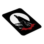 Die Batman Motorrad-Silhouette Magnet (Rechte Seite)