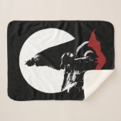 Die Batman Motorrad-Silhouette Sherpadecke (Vorderseite (Horizontal))