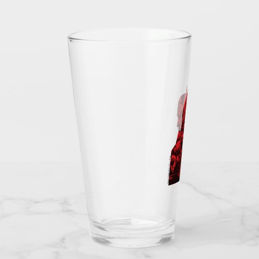 Die Batman Newspaper-Silhouette Glas (Rechts)