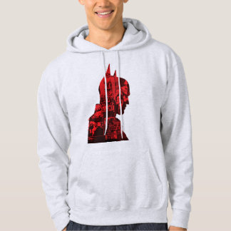 Die Batman Newspaper-Silhouette Hoodie