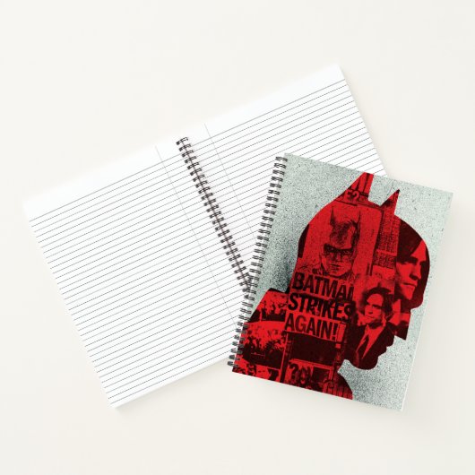 Die Batman Newspaper-Silhouette Notizblock (Innenseite)
