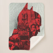 Die Batman Newspaper-Silhouette Sherpadecke (Vorderseite)