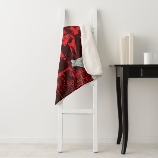 Die Batman Newspaper-Silhouette Sherpadecke (Beispiel)