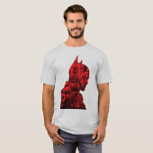 Die Batman Newspaper-Silhouette T-Shirt (Vorne ganz)