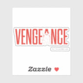 Die Batman-Silhouette der Rache Aufkleber (Blatt)