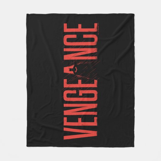 Die Batman-Silhouette der Rache Fleecedecke (Vorderseite)