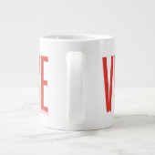 Die Batman-Silhouette der Rache Jumbo-Tasse (Rückseite)