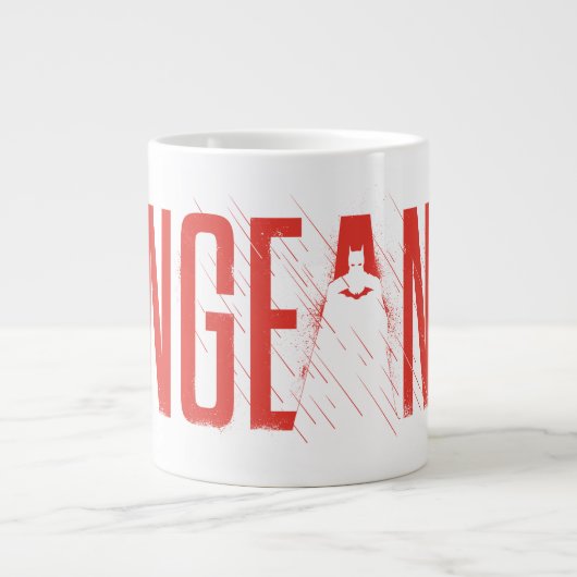 Die Batman-Silhouette der Rache Jumbo-Tasse (Vorderseite)
