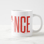 Die Batman-Silhouette der Rache Jumbo-Tasse (Rechts)