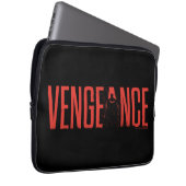 Die Batman-Silhouette der Rache Laptopschutzhülle (Vorne Rechts)