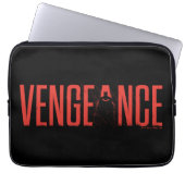 Die Batman-Silhouette der Rache Laptopschutzhülle (Vorderseite)