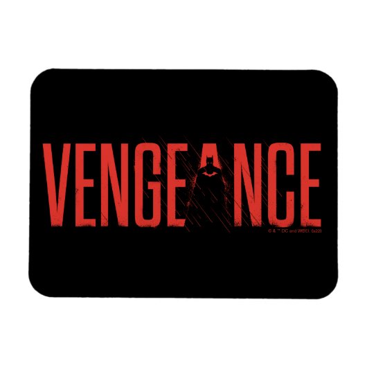 Die Batman-Silhouette der Rache Magnet (Horizontal)