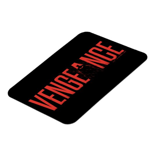 Die Batman-Silhouette der Rache Magnet (Linke Seite)