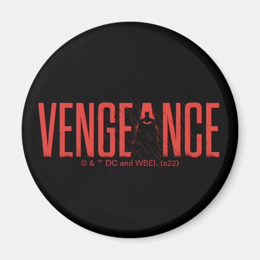 Die Batman-Silhouette der Rache Magnet (Vorne)