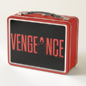 Die Batman-Silhouette der Rache Metall Brotdose (Rückseite)