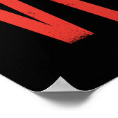 Die Batman-Silhouette der Rache Poster (Ecke)