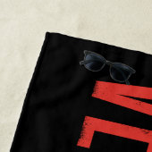 Die Batman-Silhouette der Rache Strandtuch (Beispiel)