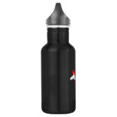 Die Batman Spraypaint-Kontur Edelstahlflasche (Links)