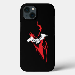 Die Batman Spraypaint-Kontur iPhone 13 Hülle