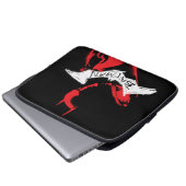 Die Batman Spraypaint-Kontur Laptopschutzhülle (Vorne Knopf)