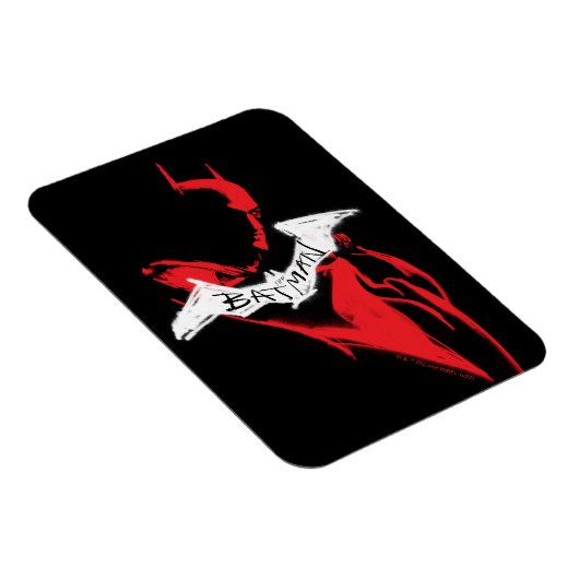 Die Batman Spraypaint-Kontur Magnet (Rechte Seite)