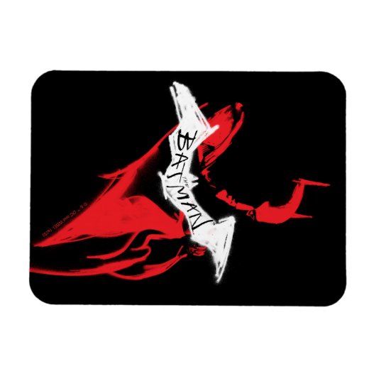 Die Batman Spraypaint-Kontur Magnet (Horizontal)