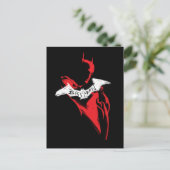 Die Batman Spraypaint-Kontur Postkarte (Stehend Vorderseite)