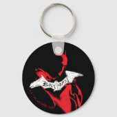 Die Batman Spraypaint-Kontur Schlüsselanhänger (Vorderseite)