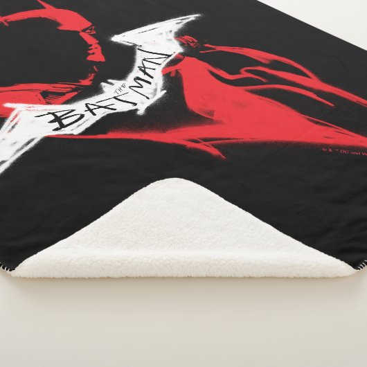 Die Batman Spraypaint-Kontur Sherpadecke (3/4)